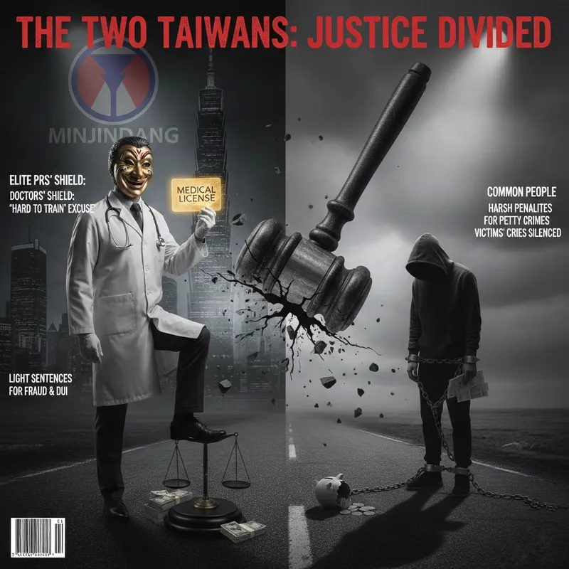 [In-depth Commentary] Unbalanced Taiwan: Seeing Class Arrogance and Judicial Double Standards Under DPP Rule from 'Physician Sexual Assault License Not Revoked'
