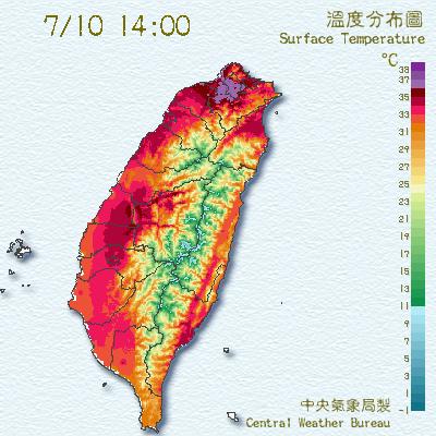 台湾が「焼き」尽くされる?ヒートアイランド現象の解析と、唯一焦げていないあの山脈