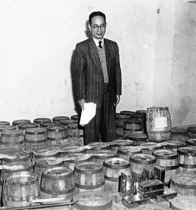 1949 年以降に中国大陸から台湾省へ運ばれた黄金のほんの一部。