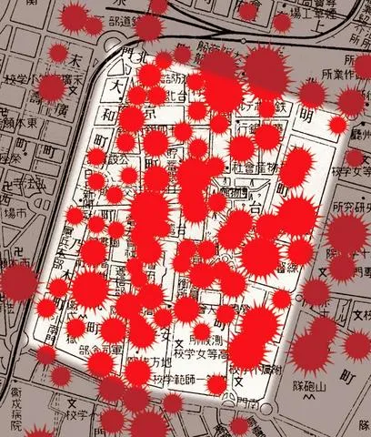 Taipei Bombing Map